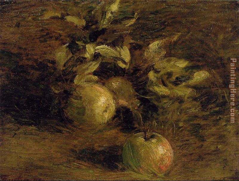 Apples painting - Henri Fantin-Latour Apples art painting